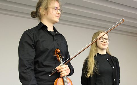 Anastasia Kalter (Klavier), Philipp Kalter (Violine) | © Daniel Hoffmann
